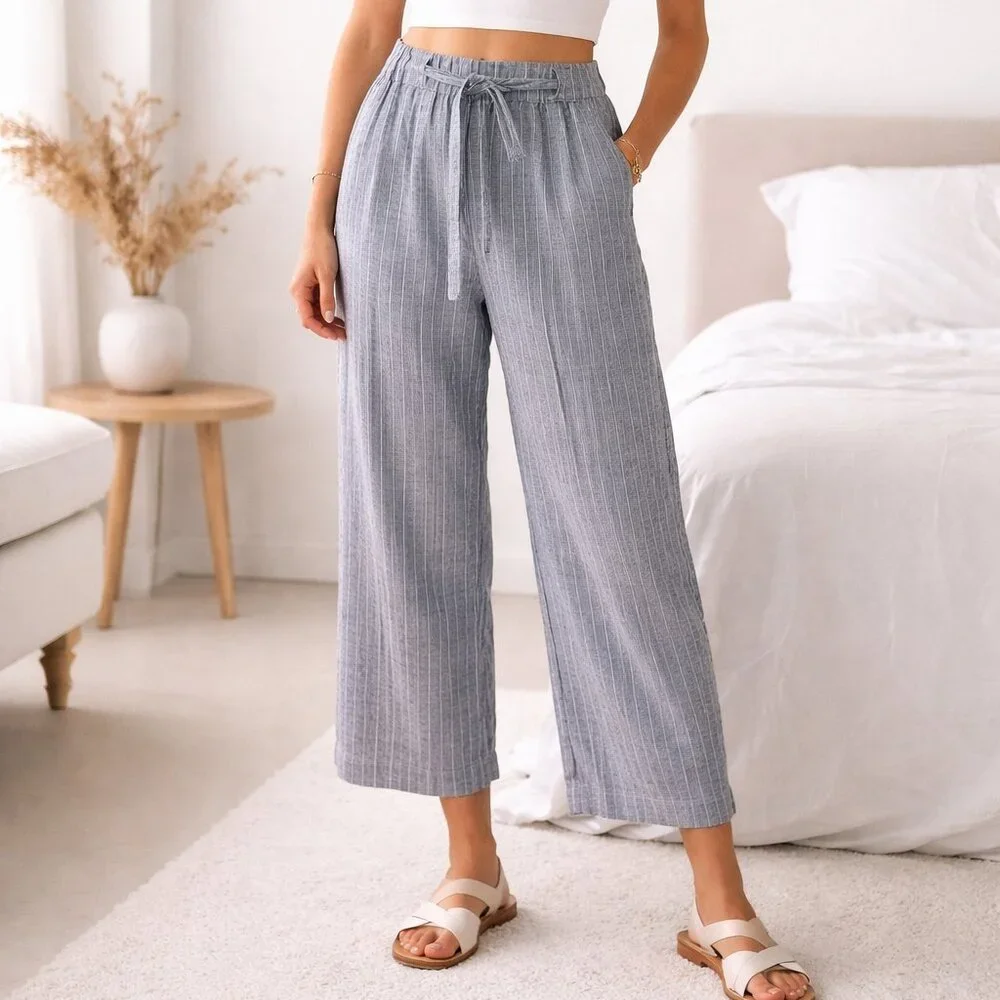 100% linen Pink Martini pant - Picture 1 of 11